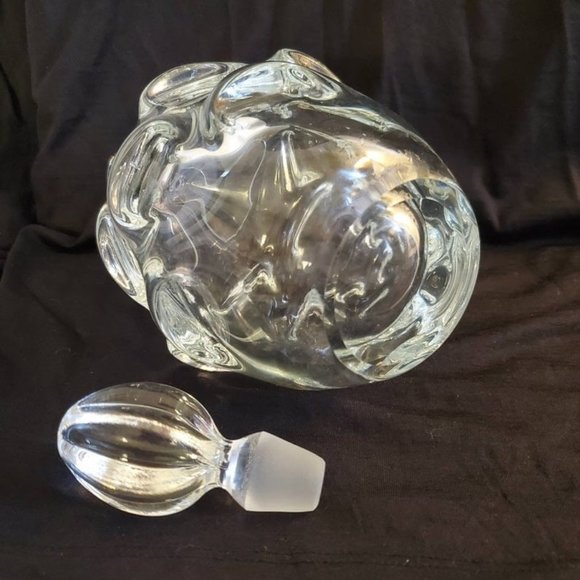 Aseda Sweden MCM Decanter designer Börne Augustsson 1948 fluted thumbprint - Picture 1 of 5